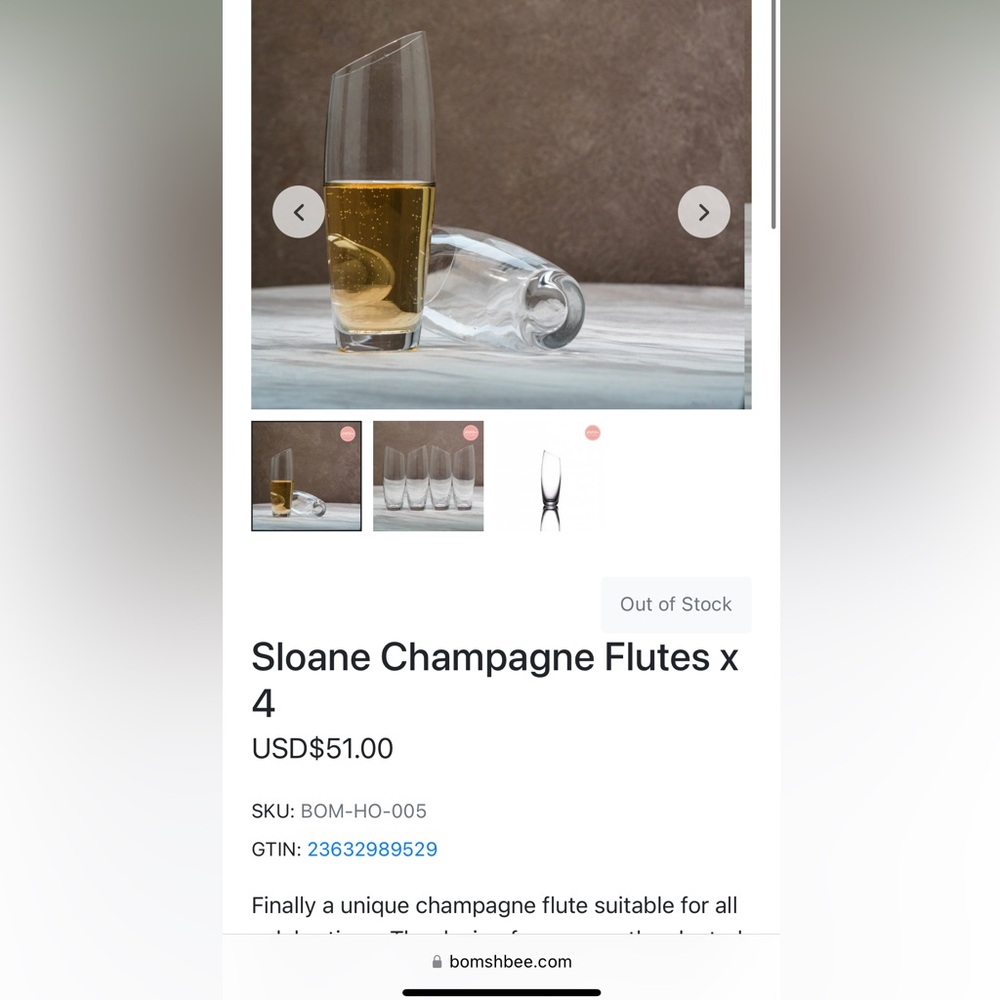 Champagne flutes